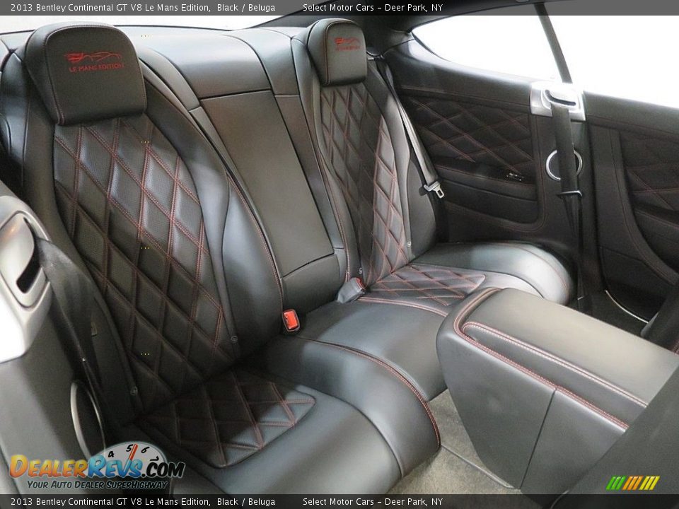 Rear Seat of 2013 Bentley Continental GT V8 Le Mans Edition Photo #15