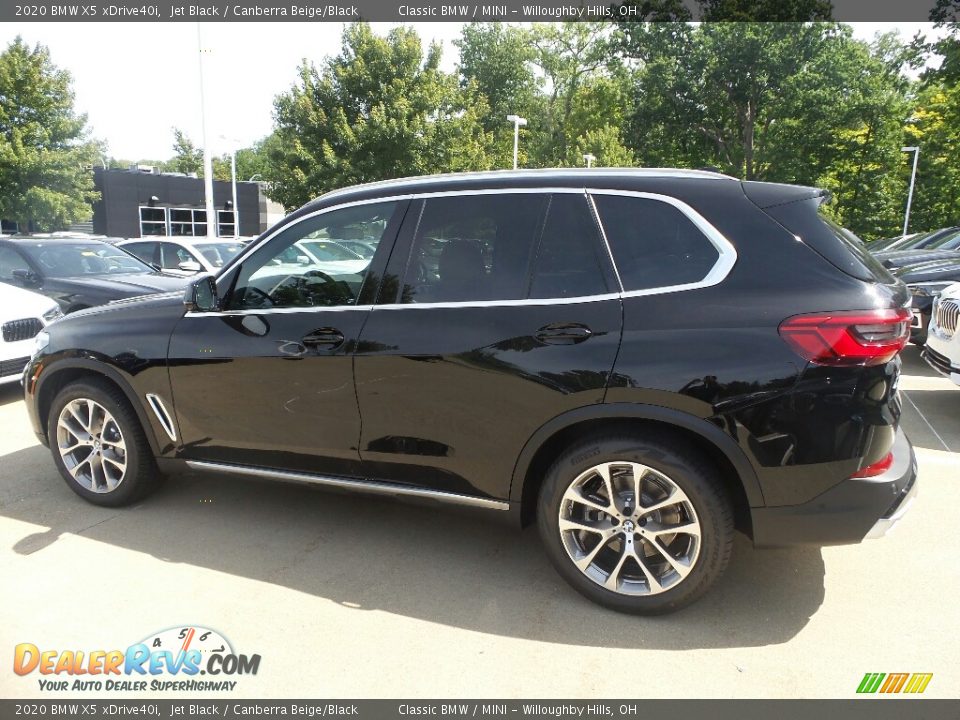 2020 BMW X5 xDrive40i Jet Black / Canberra Beige/Black Photo #5