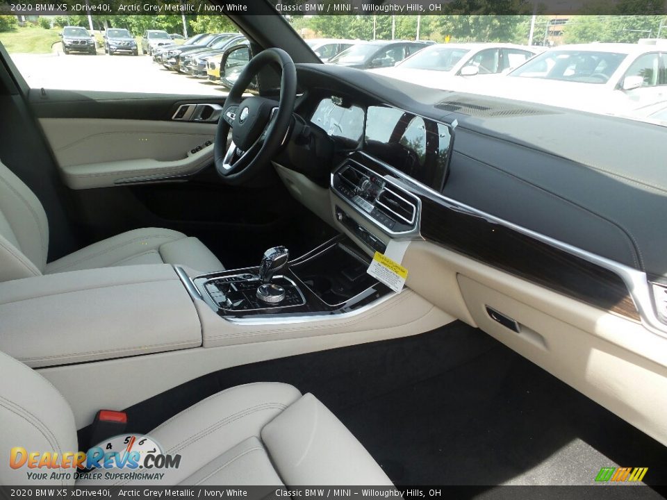 Ivory White Interior - 2020 BMW X5 xDrive40i Photo #3