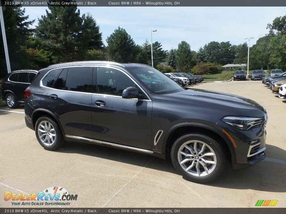 2019 BMW X5 xDrive40i Arctic Grey Metallic / Black Photo #1