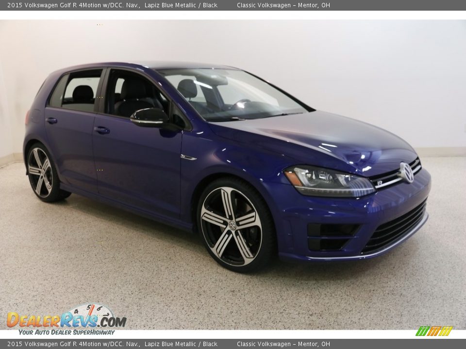 2015 Volkswagen Golf R 4Motion w/DCC. Nav. Lapiz Blue Metallic / Black Photo #1