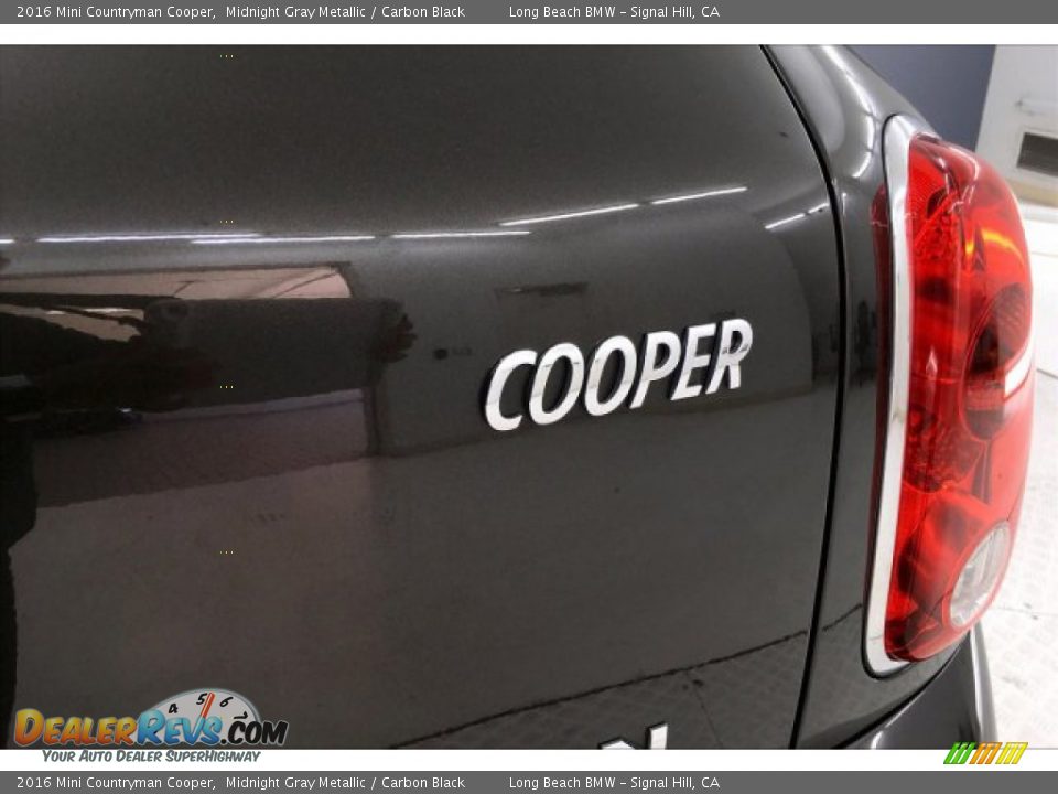 2016 Mini Countryman Cooper Midnight Gray Metallic / Carbon Black Photo #7