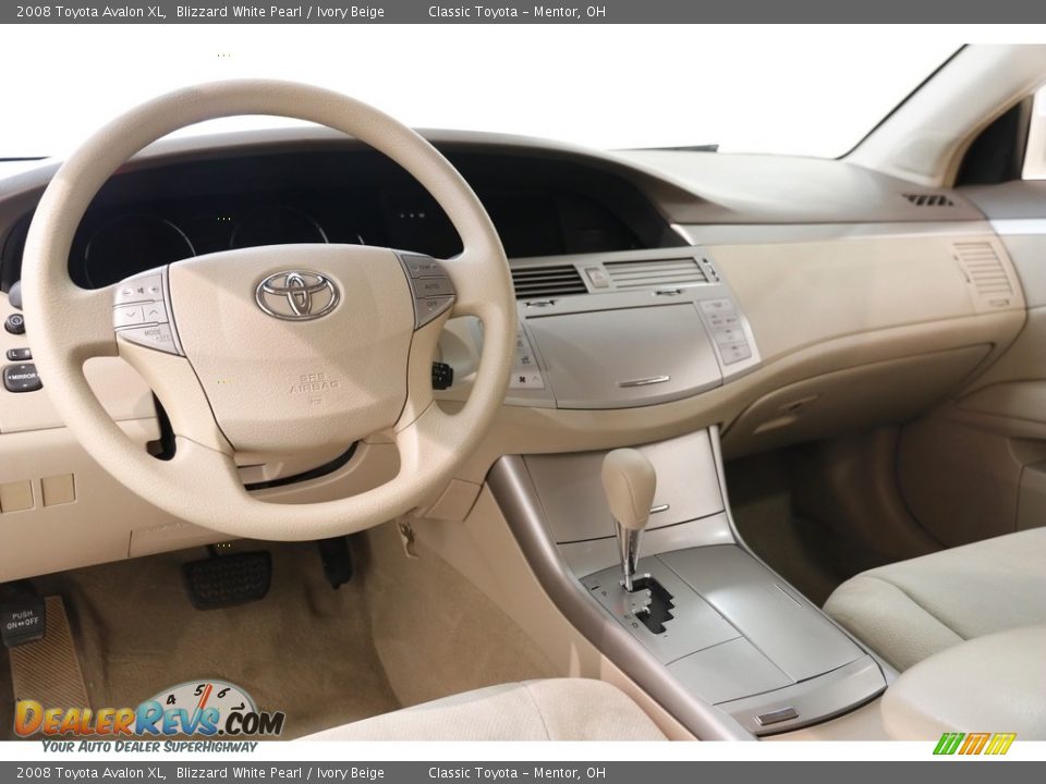 2008 Toyota Avalon XL Blizzard White Pearl / Ivory Beige Photo #6