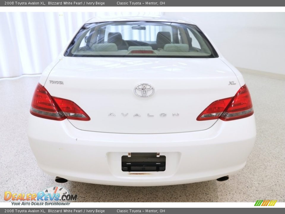 2008 Toyota Avalon XL Blizzard White Pearl / Ivory Beige Photo #19