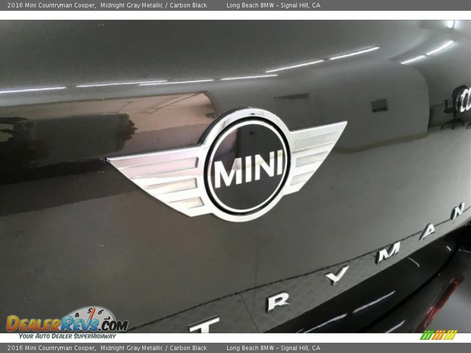 2016 Mini Countryman Cooper Midnight Gray Metallic / Carbon Black Photo #22