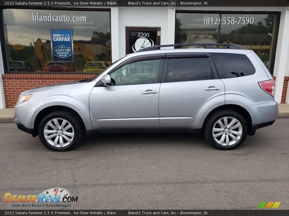 2013 Subaru Forester 2.5 X Premium Ice Silver Metallic / Black Photo #1