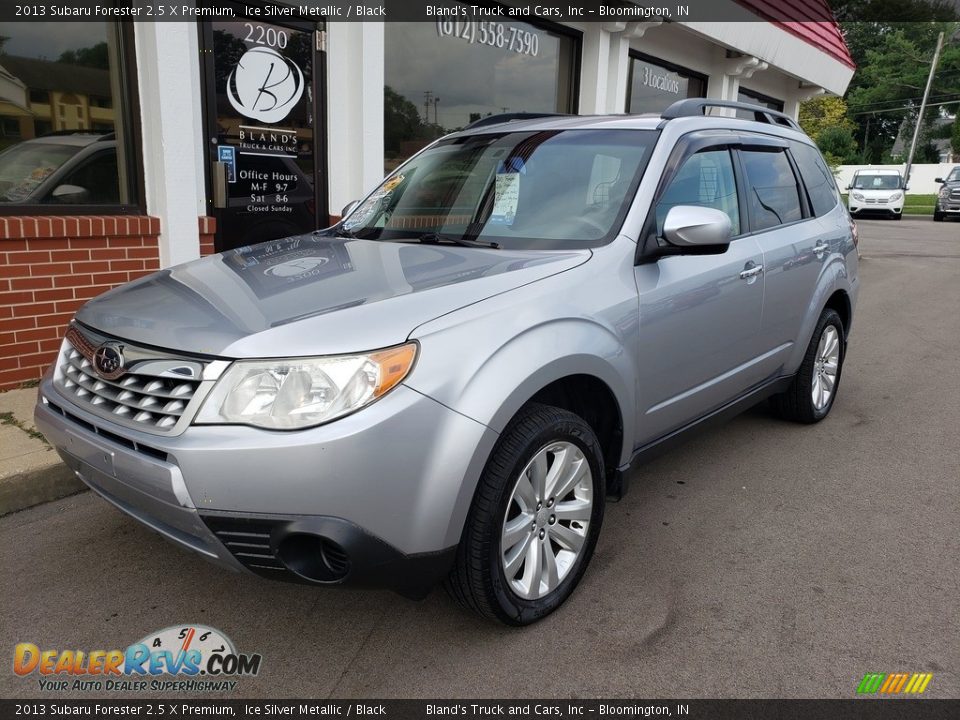 2013 Subaru Forester 2.5 X Premium Ice Silver Metallic / Black Photo #2