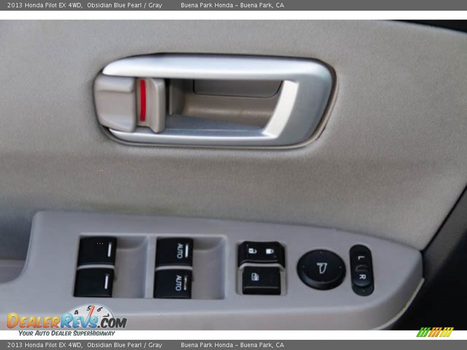 2013 Honda Pilot EX 4WD Obsidian Blue Pearl / Gray Photo #27