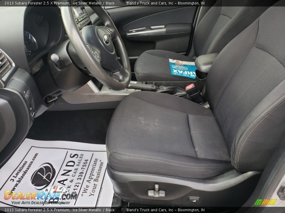 2013 Subaru Forester 2.5 X Premium Ice Silver Metallic / Black Photo #6