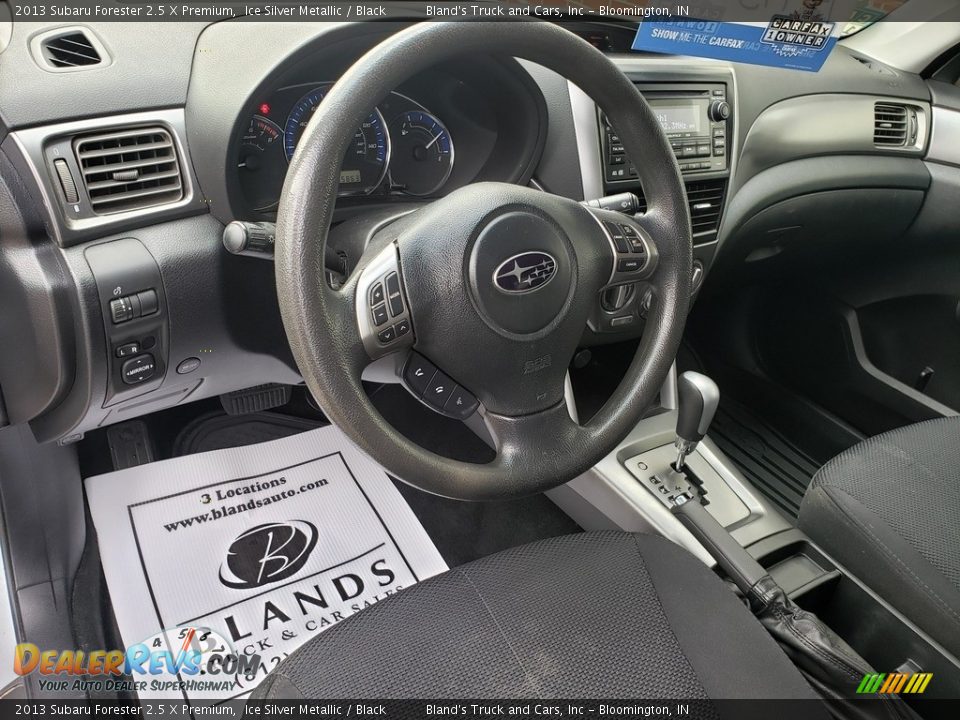 2013 Subaru Forester 2.5 X Premium Ice Silver Metallic / Black Photo #9