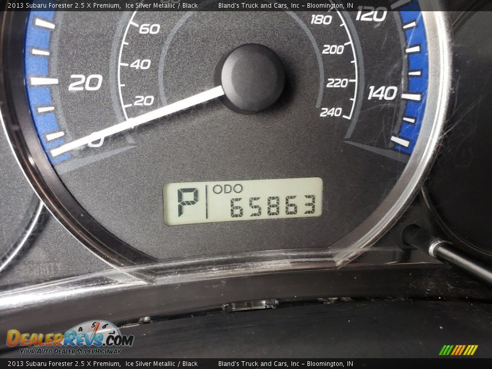 2013 Subaru Forester 2.5 X Premium Ice Silver Metallic / Black Photo #15