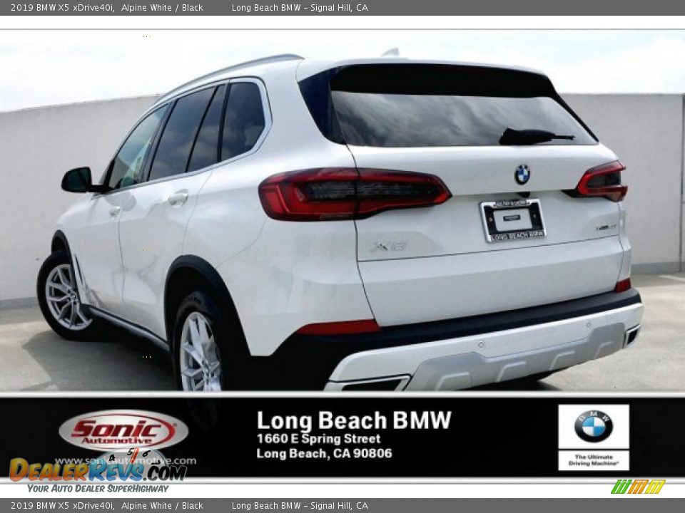 2019 BMW X5 xDrive40i Alpine White / Black Photo #2