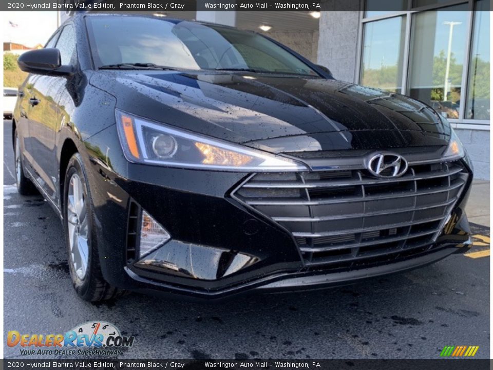 2020 Hyundai Elantra Value Edition Phantom Black / Gray Photo #1