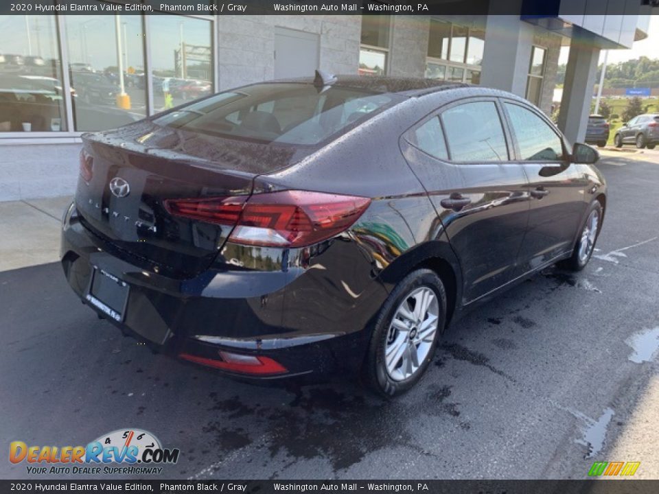 2020 Hyundai Elantra Value Edition Phantom Black / Gray Photo #4