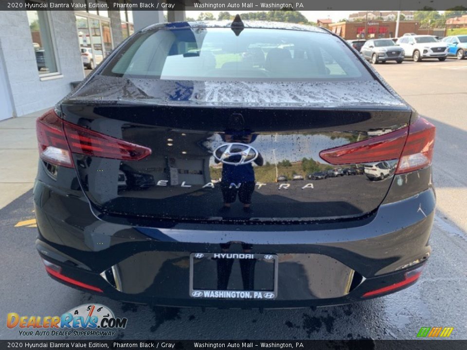 2020 Hyundai Elantra Value Edition Phantom Black / Gray Photo #5