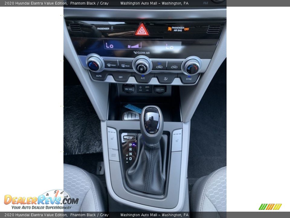 2020 Hyundai Elantra Value Edition Phantom Black / Gray Photo #33