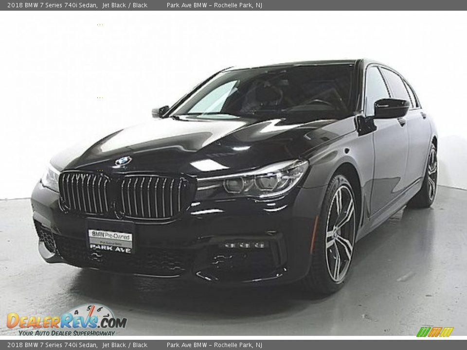 2018 BMW 7 Series 740i Sedan Jet Black / Black Photo #1