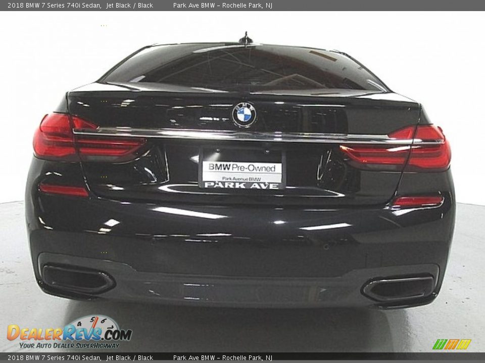 2018 BMW 7 Series 740i Sedan Jet Black / Black Photo #3