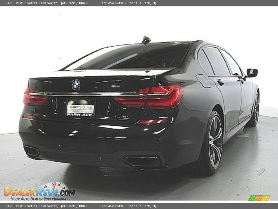 2018 BMW 7 Series 740i Sedan Jet Black / Black Photo #4
