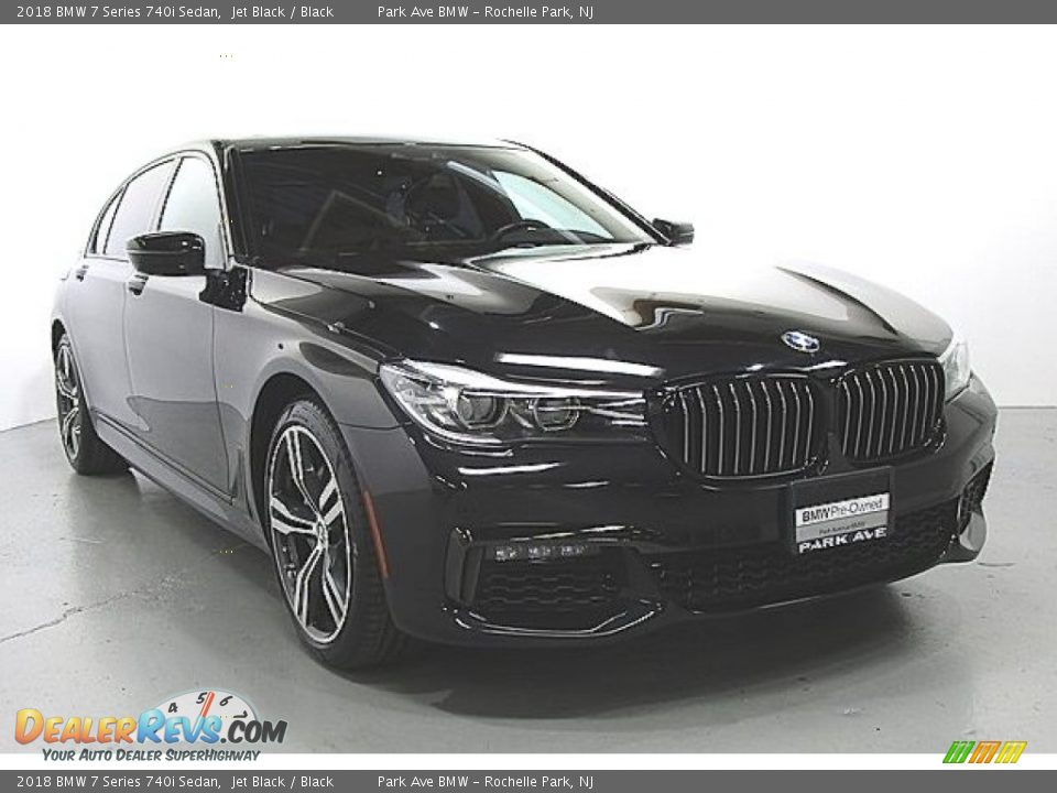 2018 BMW 7 Series 740i Sedan Jet Black / Black Photo #5