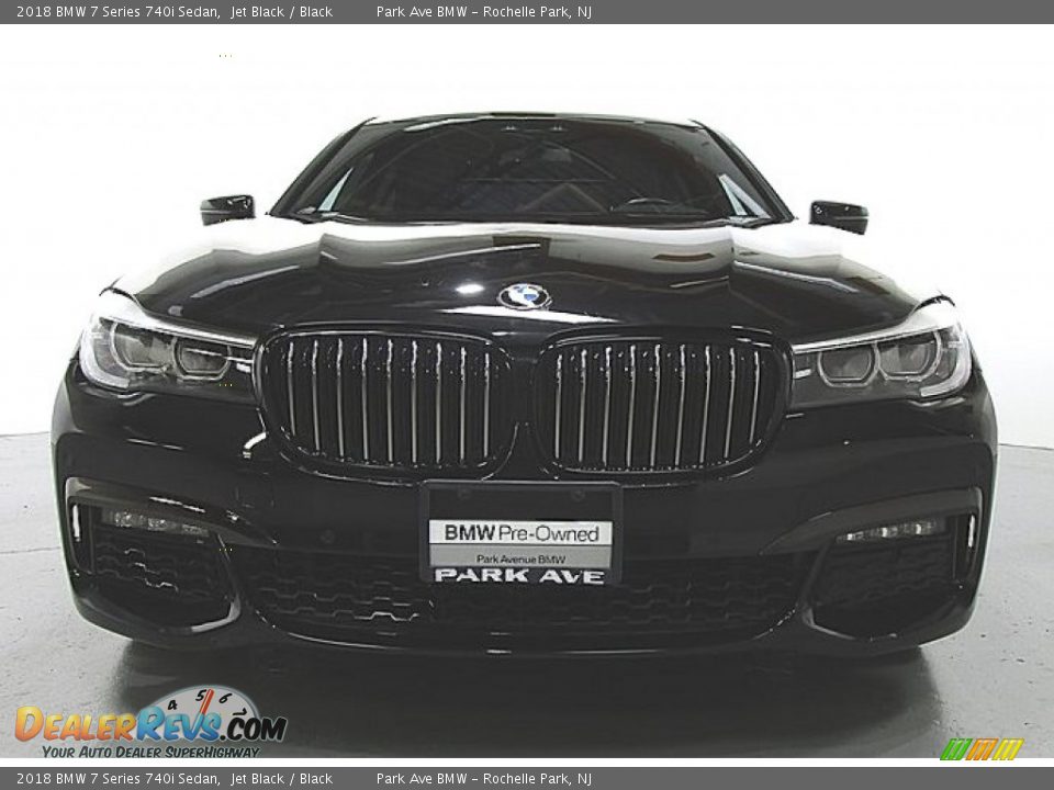 2018 BMW 7 Series 740i Sedan Jet Black / Black Photo #6