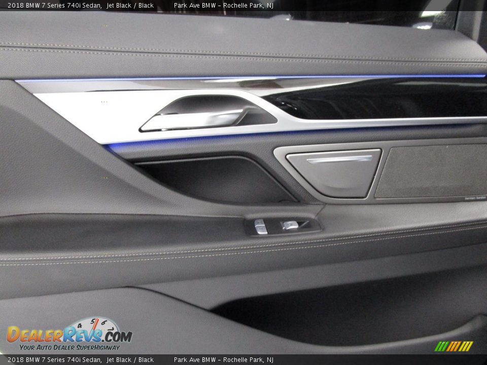 2018 BMW 7 Series 740i Sedan Jet Black / Black Photo #10