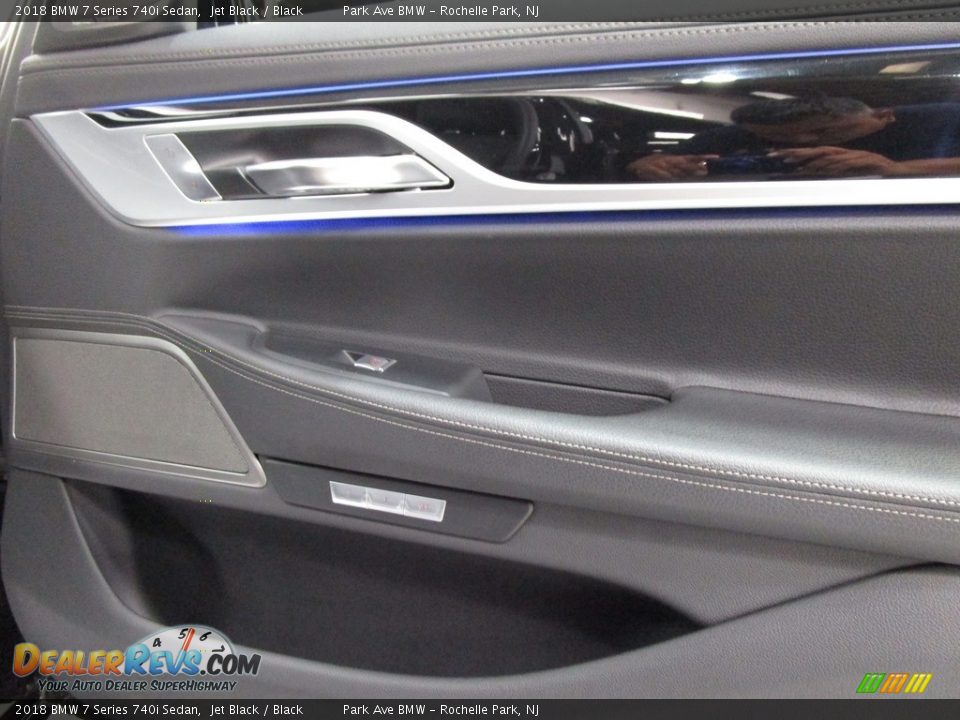 2018 BMW 7 Series 740i Sedan Jet Black / Black Photo #13