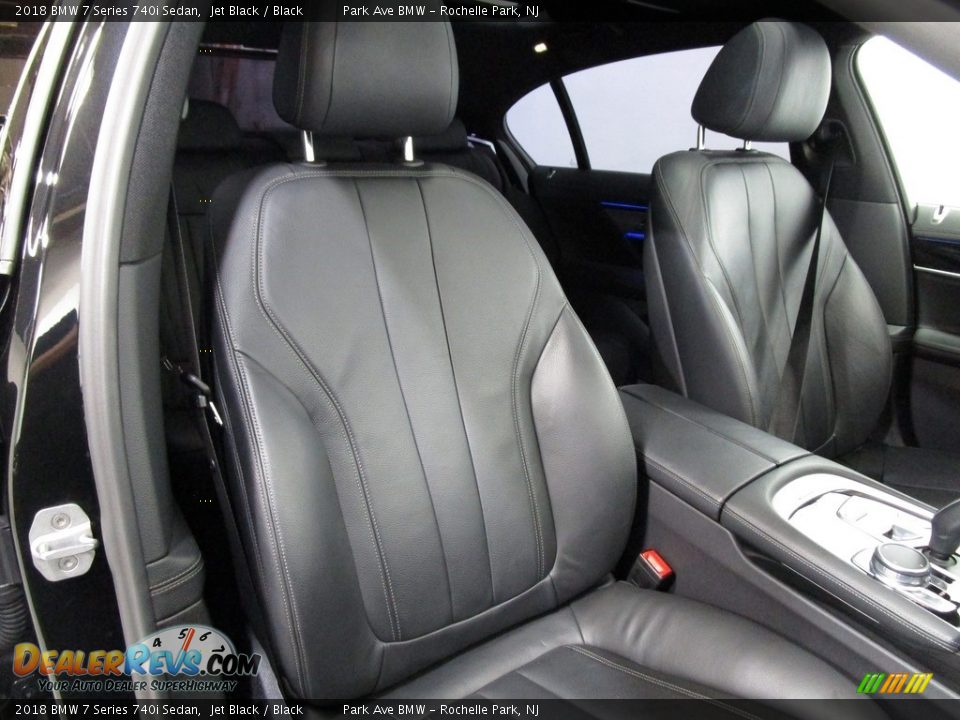 2018 BMW 7 Series 740i Sedan Jet Black / Black Photo #14