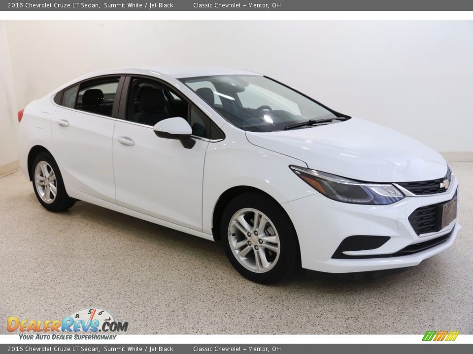 2016 Chevrolet Cruze LT Sedan Summit White / Jet Black Photo #1