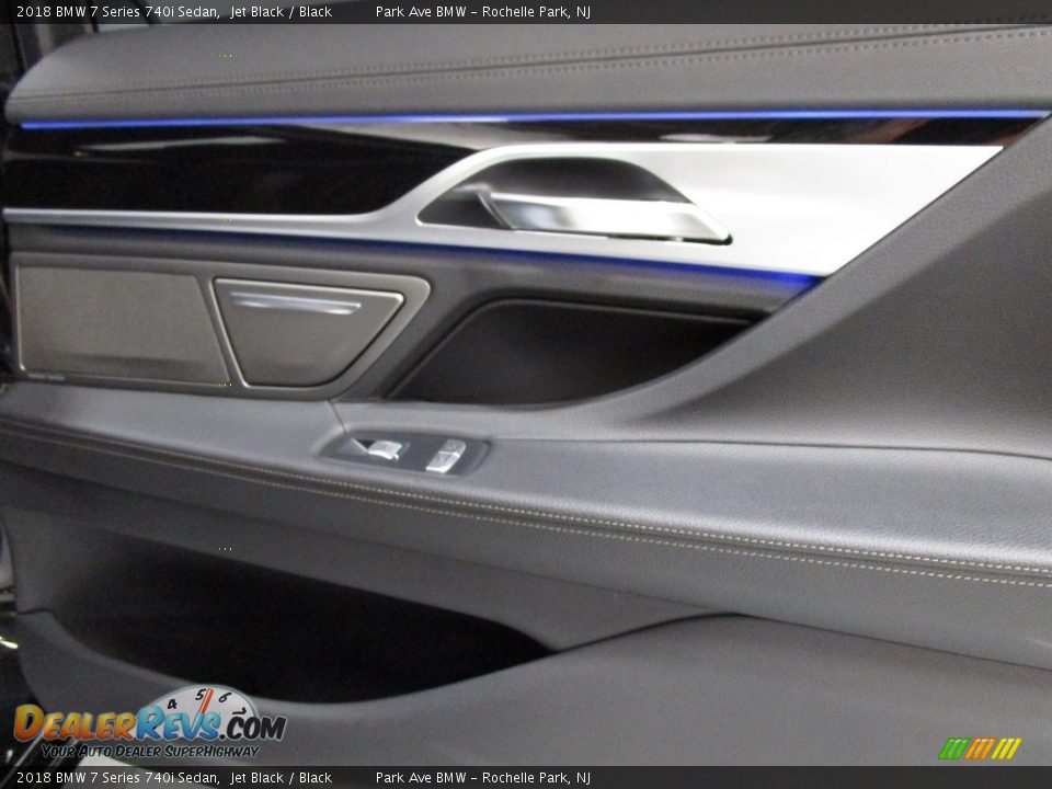 2018 BMW 7 Series 740i Sedan Jet Black / Black Photo #16
