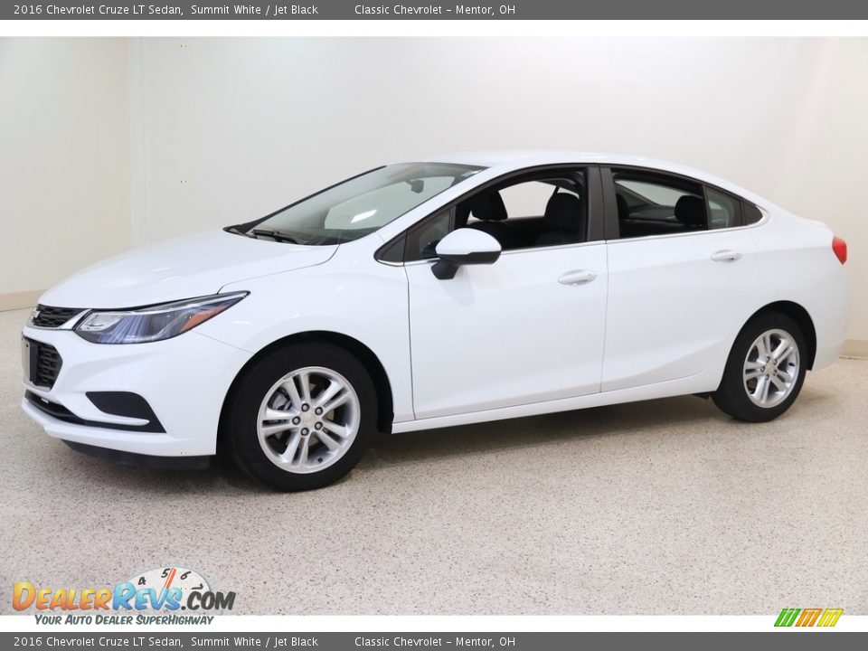 2016 Chevrolet Cruze LT Sedan Summit White / Jet Black Photo #3