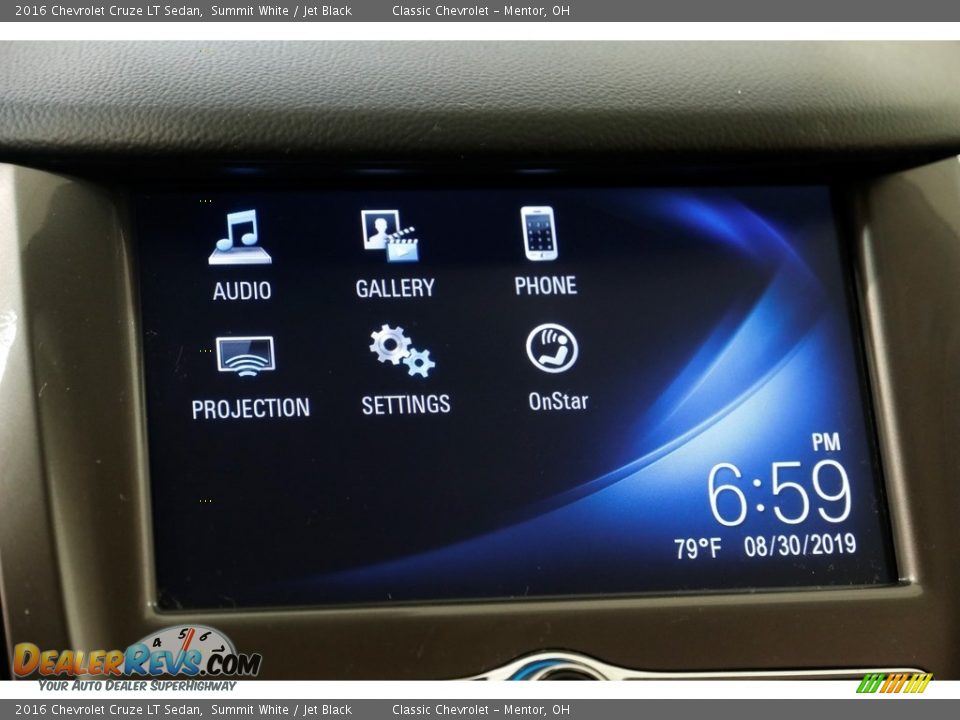 2016 Chevrolet Cruze LT Sedan Summit White / Jet Black Photo #10