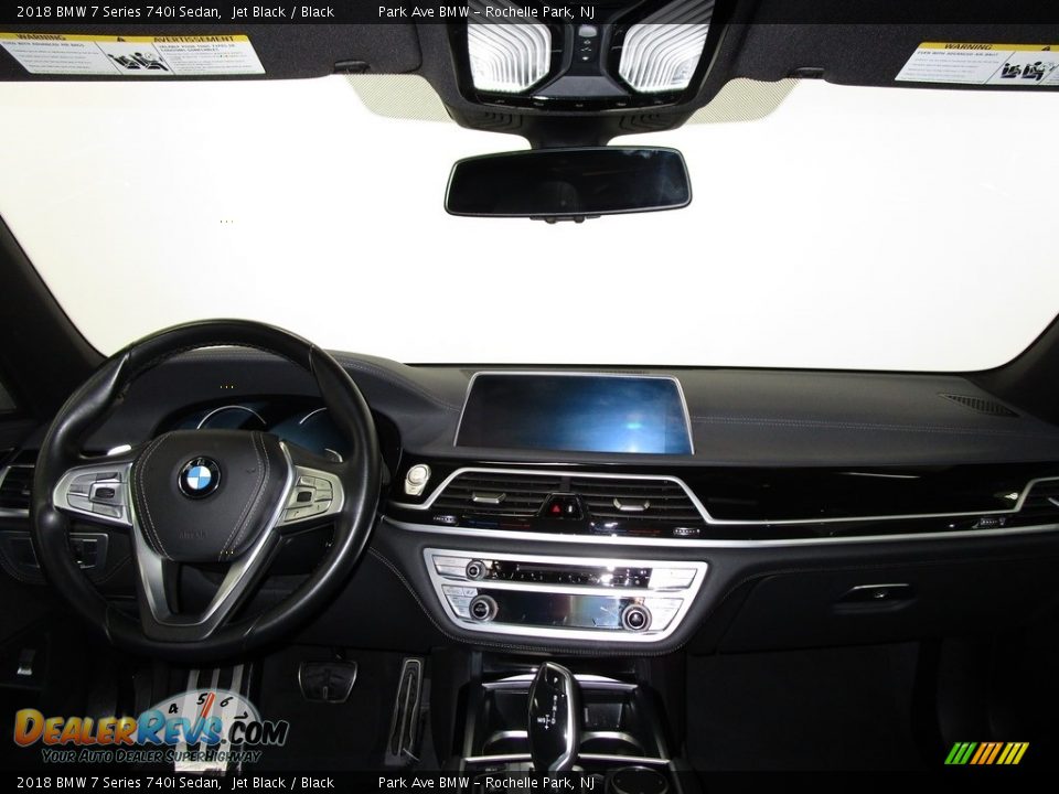 2018 BMW 7 Series 740i Sedan Jet Black / Black Photo #22