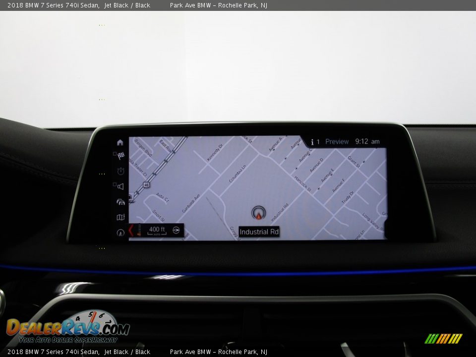 2018 BMW 7 Series 740i Sedan Jet Black / Black Photo #25
