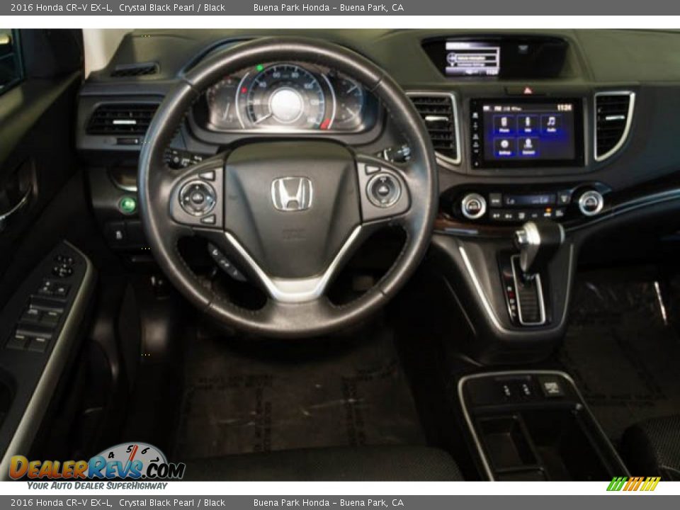 2016 Honda CR-V EX-L Crystal Black Pearl / Black Photo #5