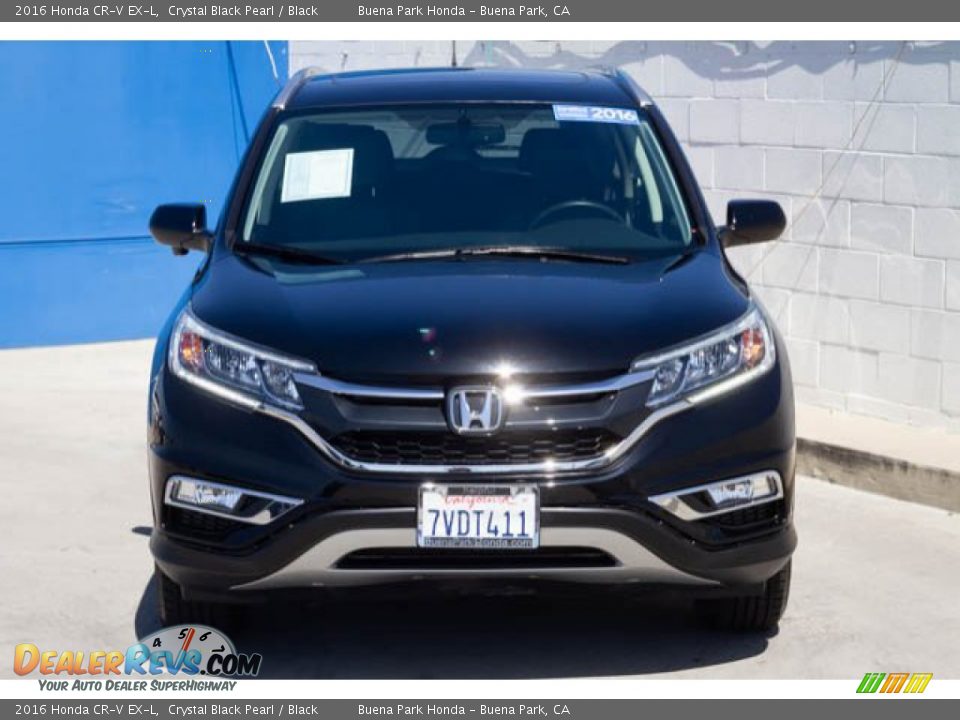 2016 Honda CR-V EX-L Crystal Black Pearl / Black Photo #7