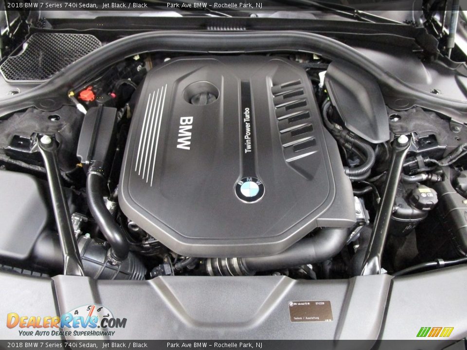 2018 BMW 7 Series 740i Sedan Jet Black / Black Photo #30