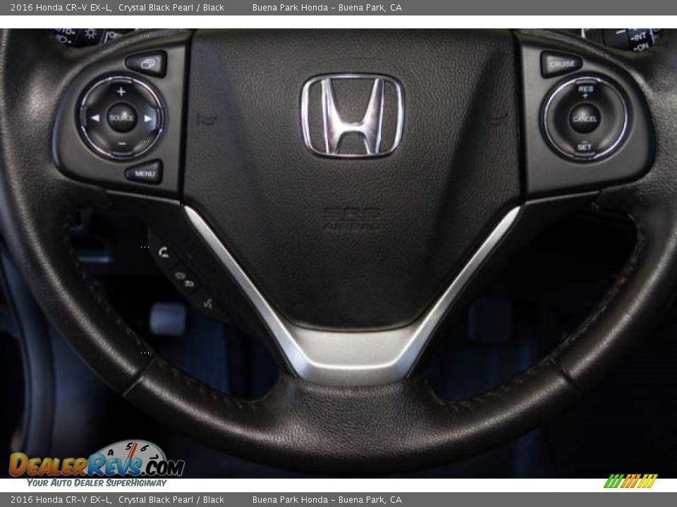 2016 Honda CR-V EX-L Crystal Black Pearl / Black Photo #11