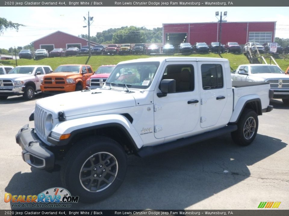 2020 Jeep Gladiator Overland 4x4 Bright White / Black Photo #1