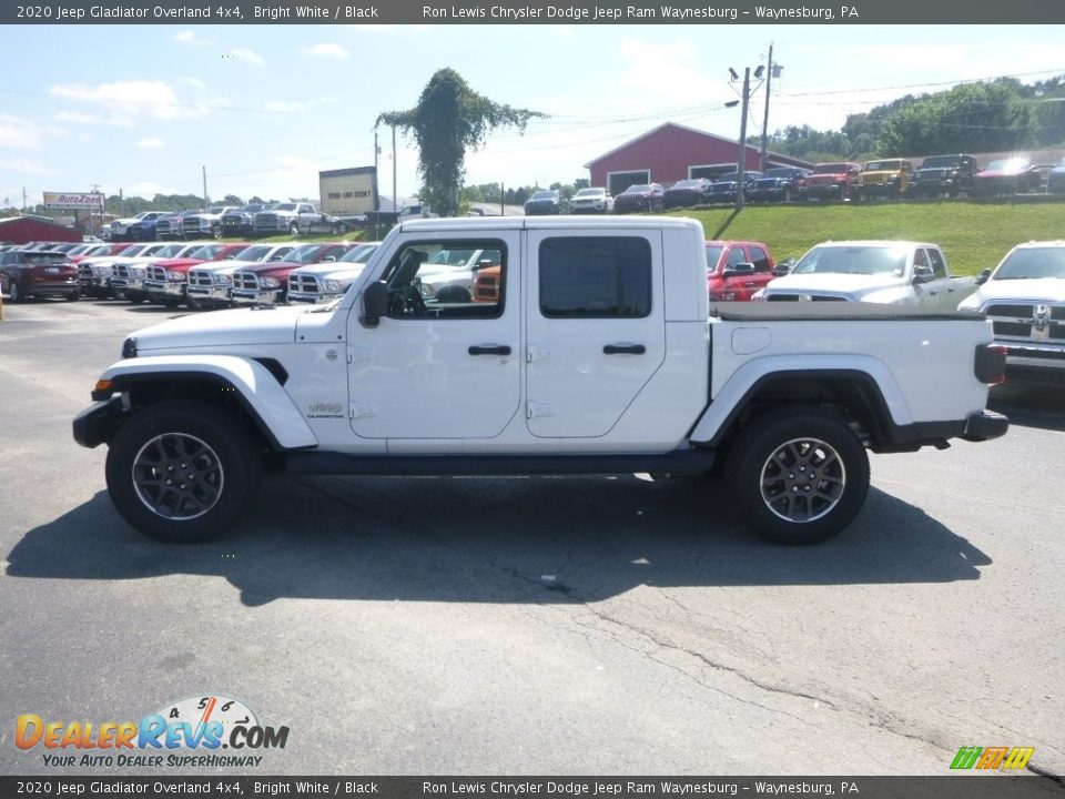 2020 Jeep Gladiator Overland 4x4 Bright White / Black Photo #2