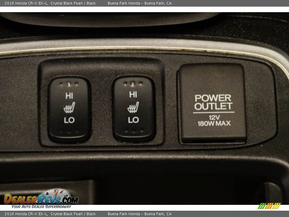 2016 Honda CR-V EX-L Crystal Black Pearl / Black Photo #12