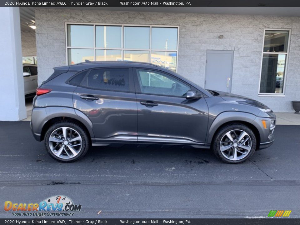 Thunder Gray 2020 Hyundai Kona Limited AWD Photo #3