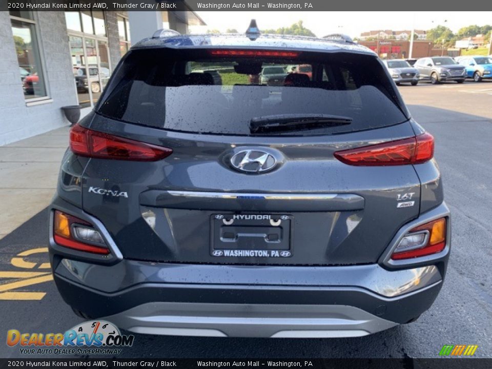 2020 Hyundai Kona Limited AWD Thunder Gray / Black Photo #5