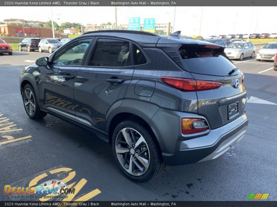 2020 Hyundai Kona Limited AWD Thunder Gray / Black Photo #6