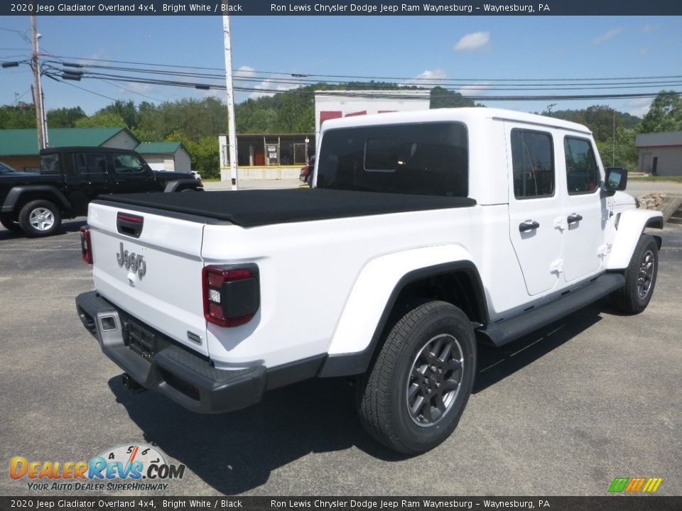 2020 Jeep Gladiator Overland 4x4 Bright White / Black Photo #5