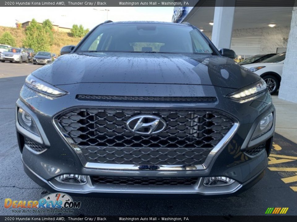 2020 Hyundai Kona Limited AWD Thunder Gray / Black Photo #8