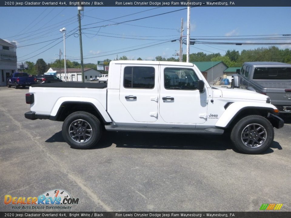 2020 Jeep Gladiator Overland 4x4 Bright White / Black Photo #6