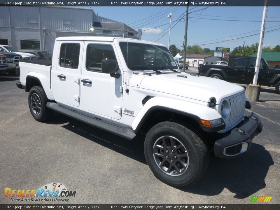 2020 Jeep Gladiator Overland 4x4 Bright White / Black Photo #7