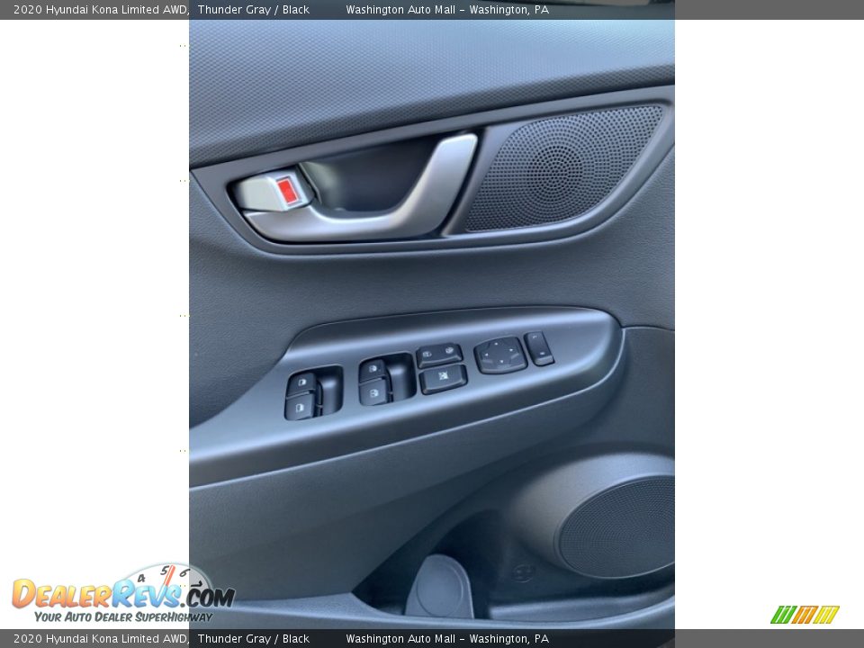 2020 Hyundai Kona Limited AWD Thunder Gray / Black Photo #12