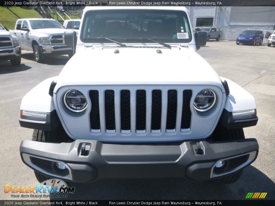 2020 Jeep Gladiator Overland 4x4 Bright White / Black Photo #8